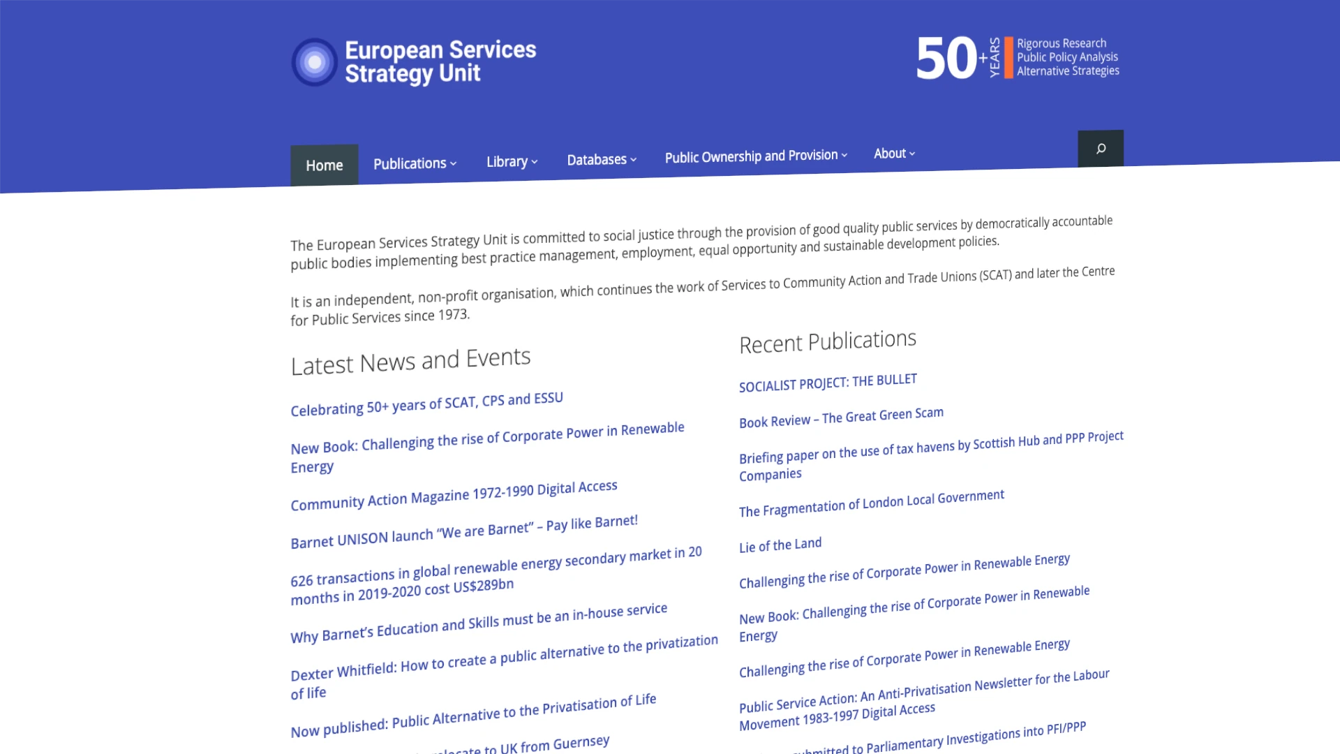 European Services Strategy Unit